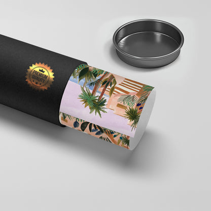 Mediterranean Terracotta Steps - Poster