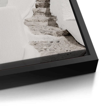 Mediterranean White Alley - Canvas