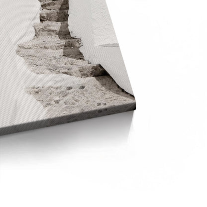 Mediterranean White Alley - Canvas