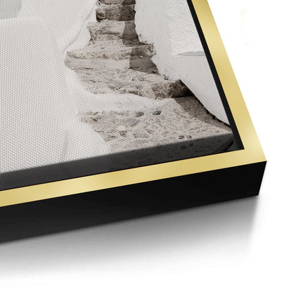 Mediterranean White Alley - Canvas