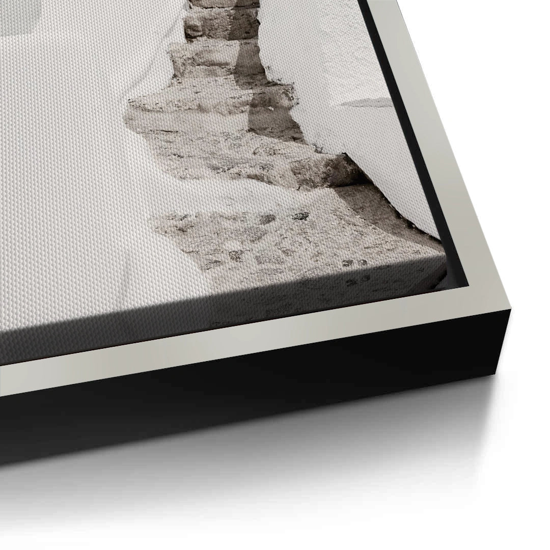 2Mediterranean White Alley - Canvas