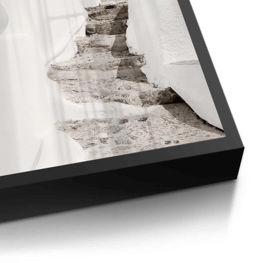 2Mediterranean White Alley - Fine Art