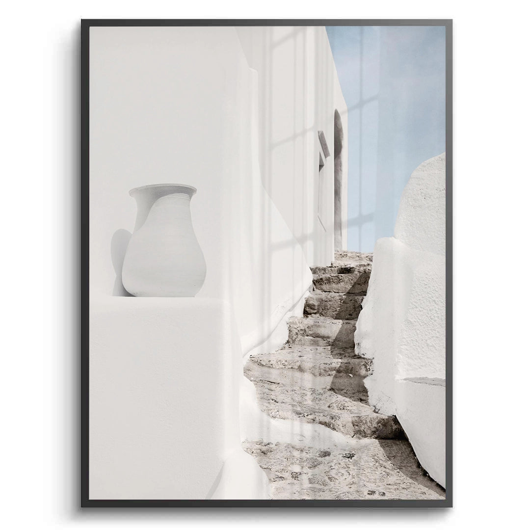 2Mediterranean White Alley - Fine Art
