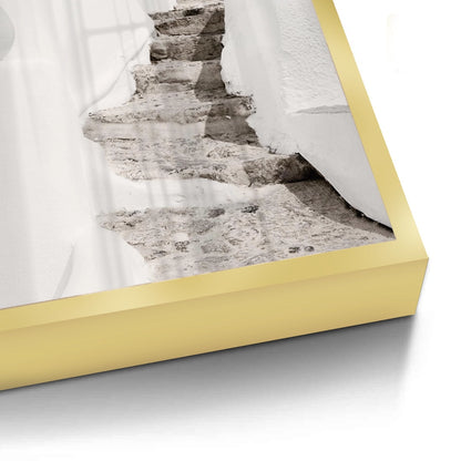 Mediterranean White Alley - Fine Art