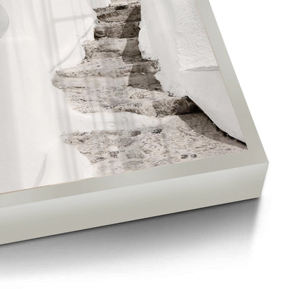 Mediterranean White Alley - Fine Art