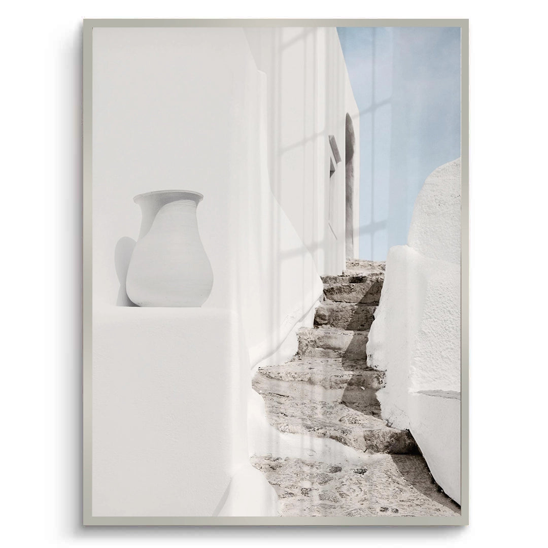 2Mediterranean White Alley - Fine Art