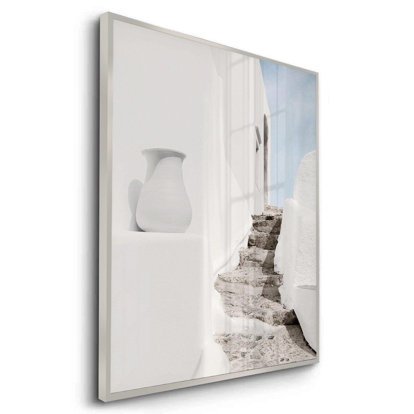 2Mediterranean White Alley - Fine Art