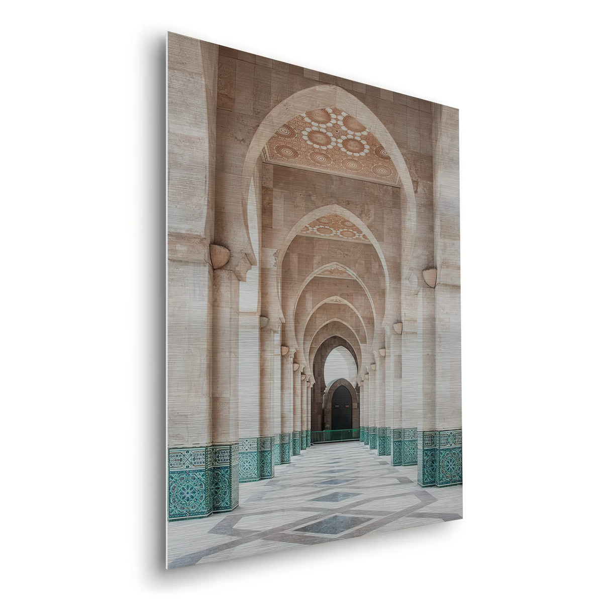 Hassan II Mosque - Metal - Jasmineart.ae