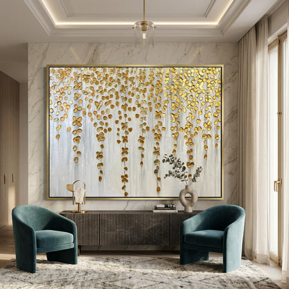 Metallic Gold Wisteria luxury design item for UAE customers