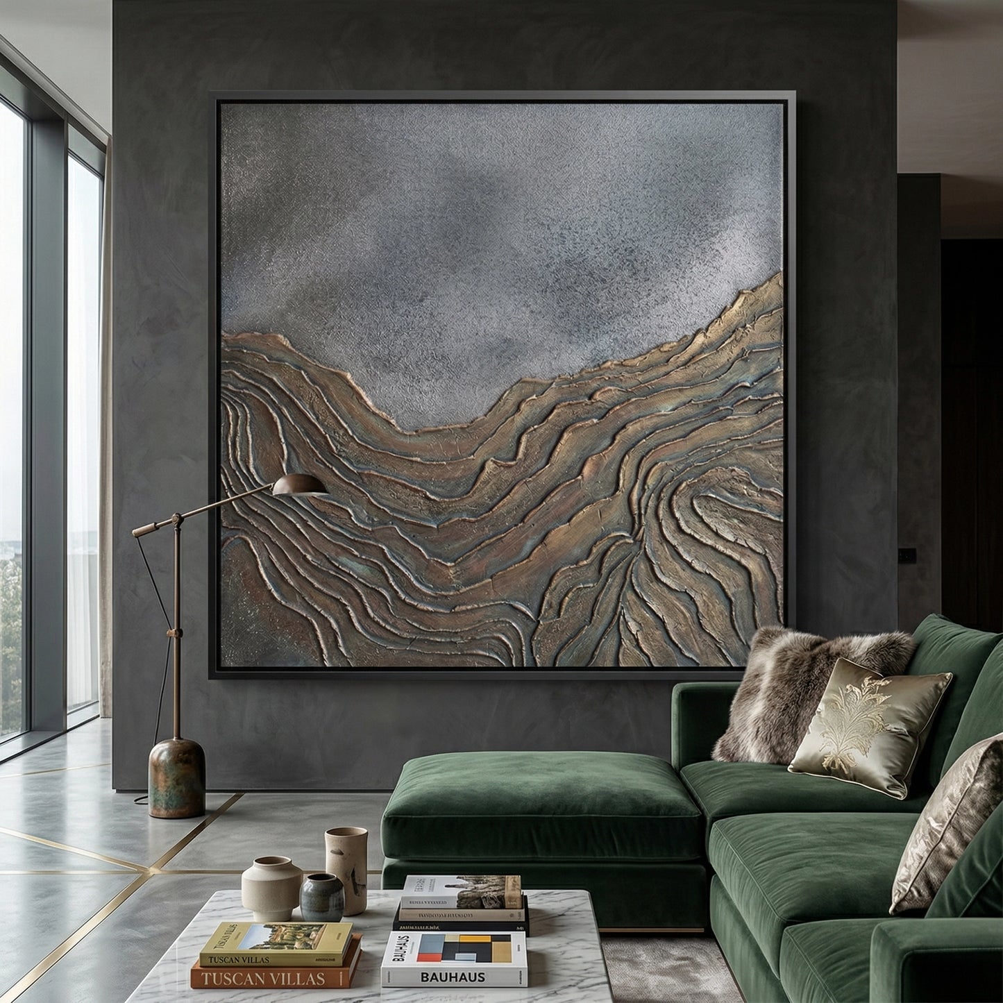 2Metallic Ridge Textured #MET-RDG-01