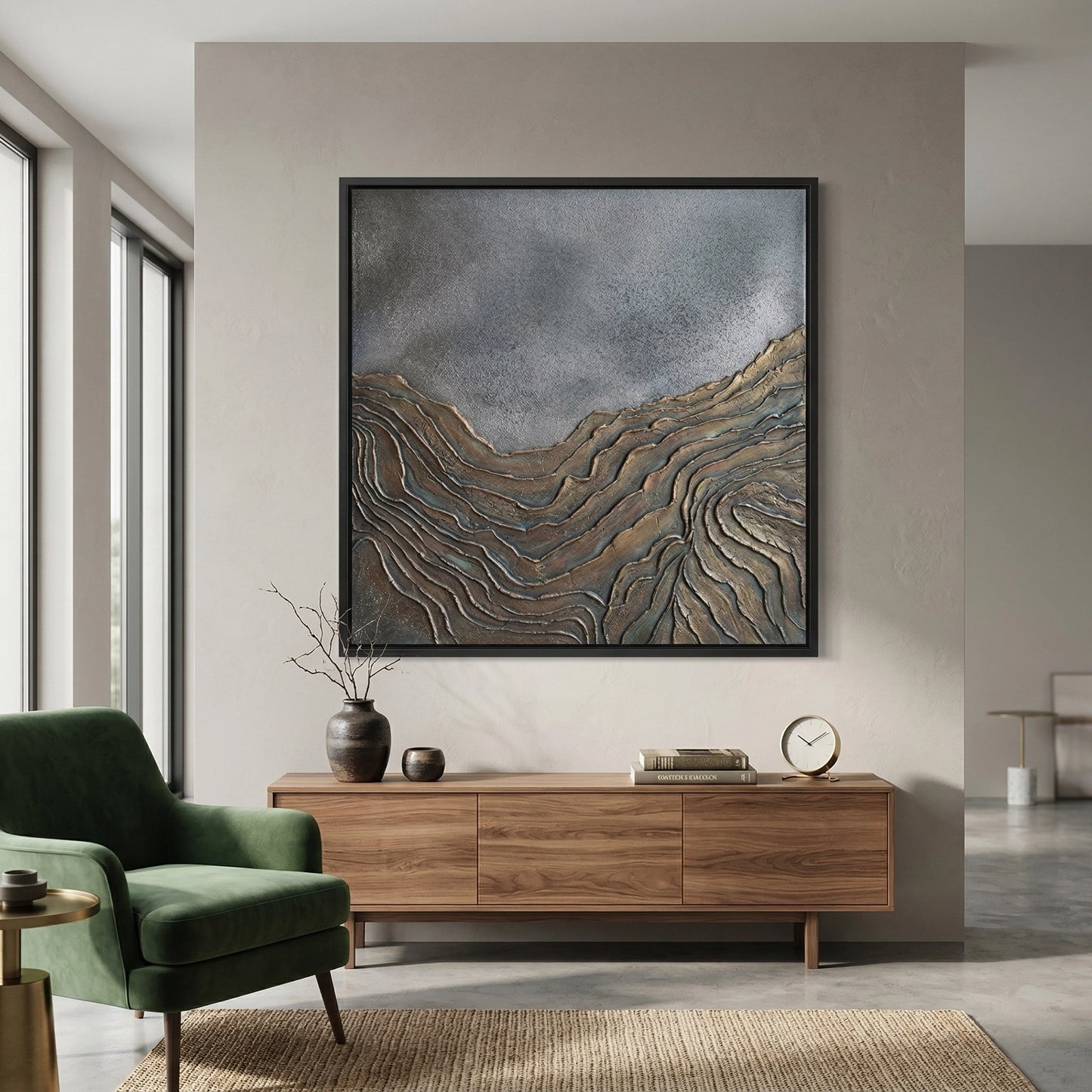 2Metallic Ridge Textured #MET-RDG-01