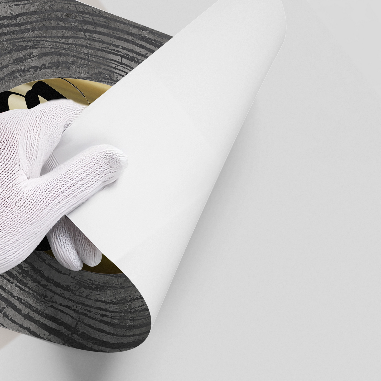 2Metallic Script Flow - Poster