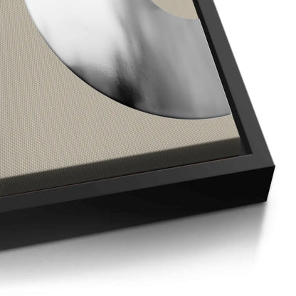 Metallic Split Circle Set of 2 - Canvas