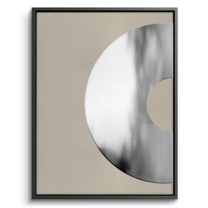 Metallic Split Circle Set of 2 - Canvas