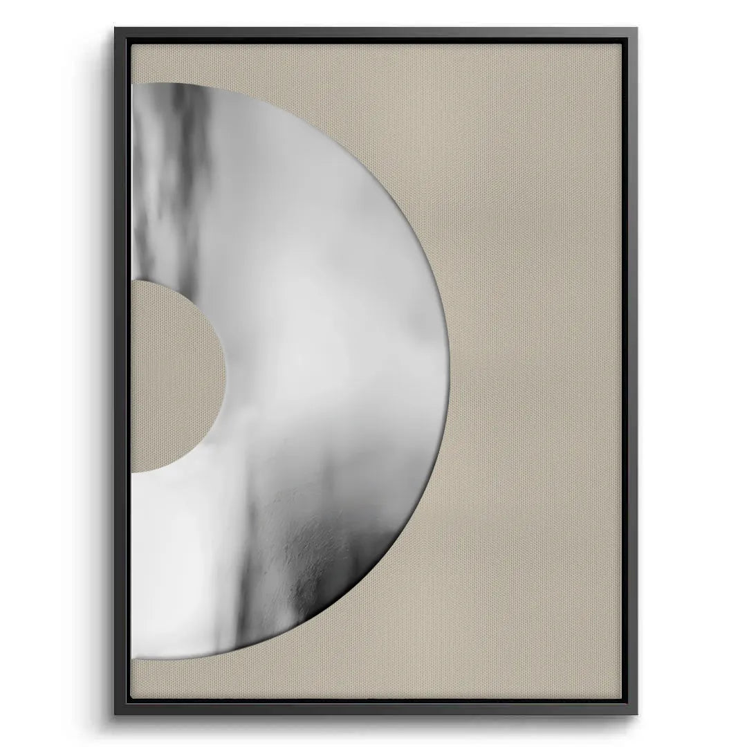 2Metallic Split Circle Set of 2 - Canvas