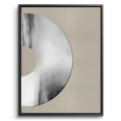 Metallic Split Circle Set of 2 - Canvas