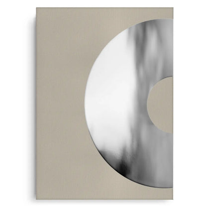 Metallic Split Circle Set of 2 - Canvas