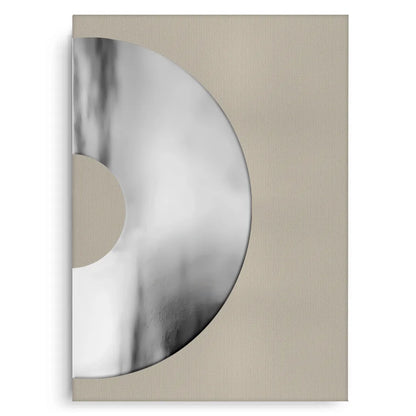 Metallic Split Circle Set of 2 - Canvas