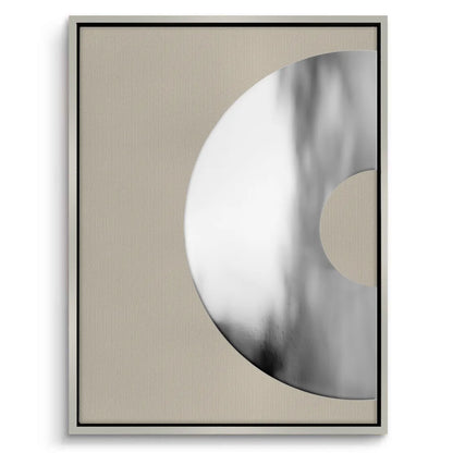 Metallic Split Circle Set of 2 - Canvas