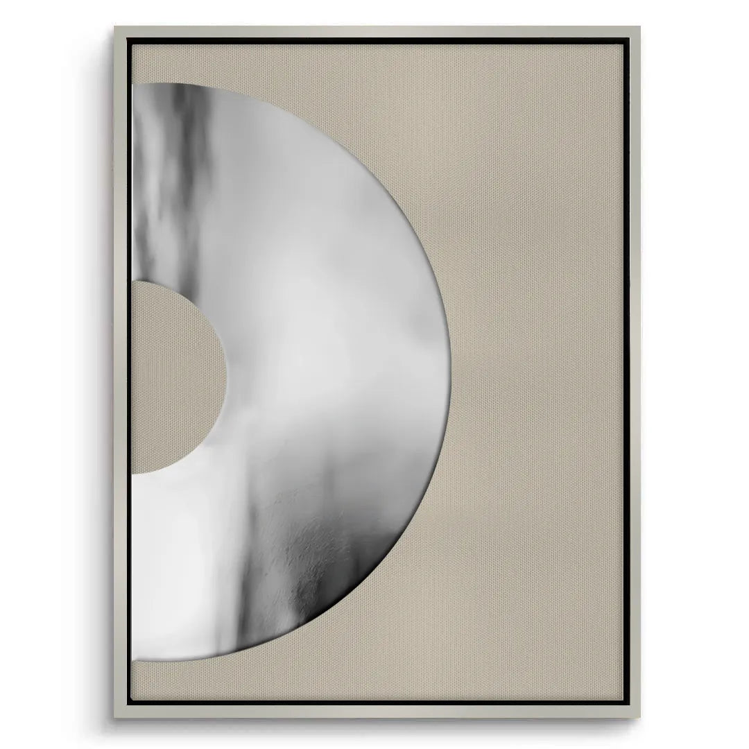 2Metallic Split Circle Set of 2 - Canvas