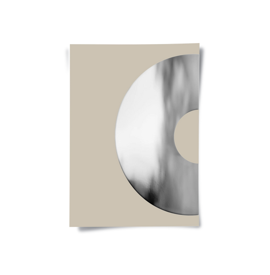 Metallic Split Circle Set of 2 - Poster