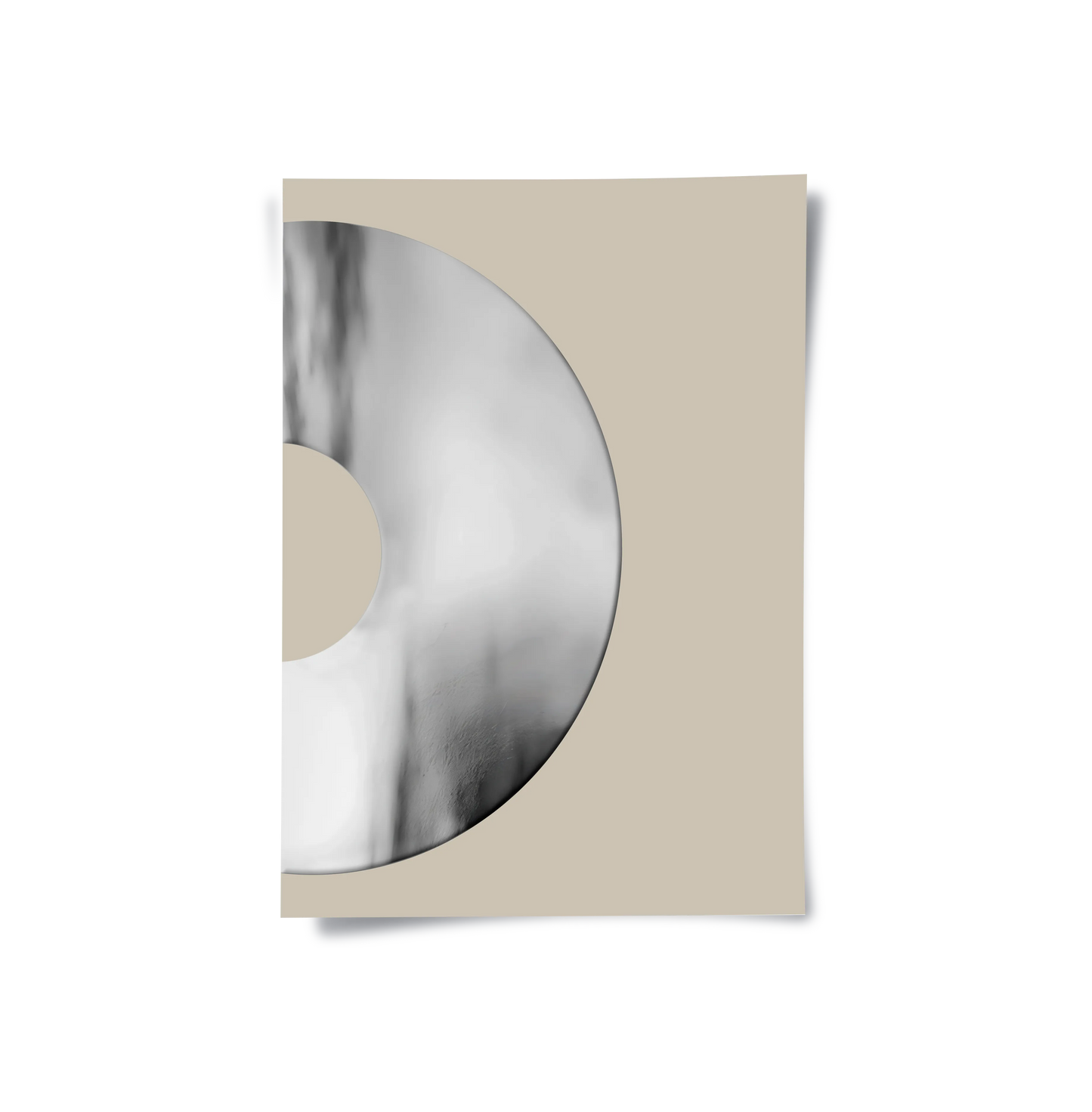 2Metallic Split Circle Set of 2 - Poster