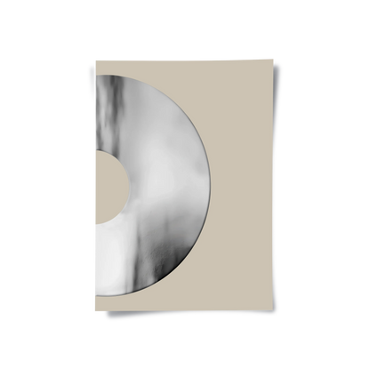 Metallic Split Circle Set of 2 - Poster