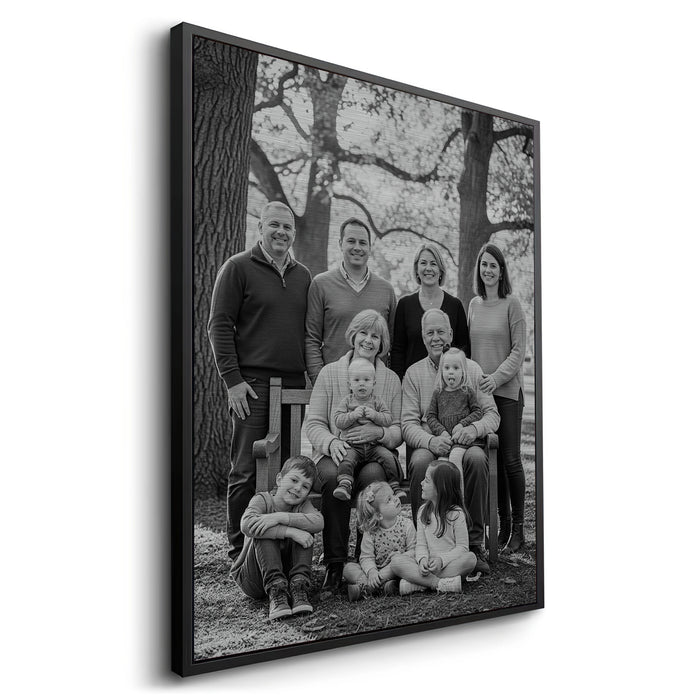 PRINT ON METAL WITH FRAME