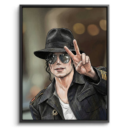 Michael Jackson Peace - Canvas