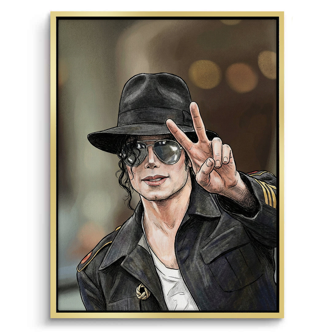 2Michael Jackson Peace - Canvas