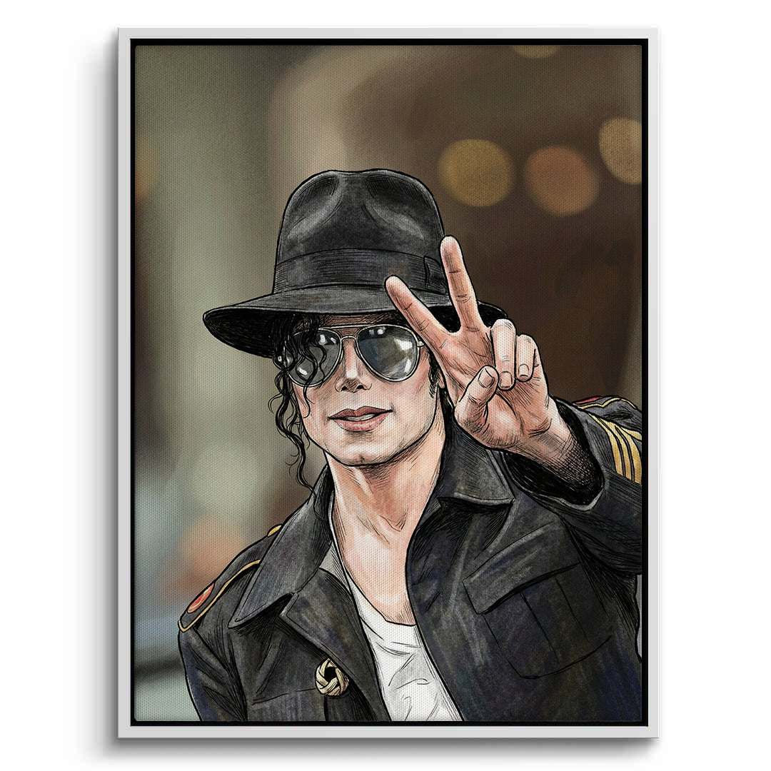 2Michael Jackson Peace - Canvas