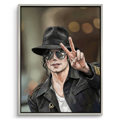 Michael Jackson Peace - Canvas