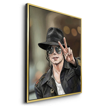 Michael Jackson Peace - Canvas