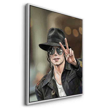 Michael Jackson Peace - Canvas