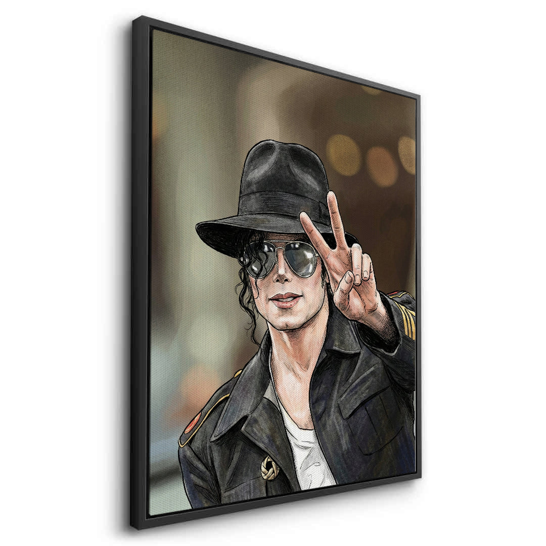 2Michael Jackson Peace - Canvas