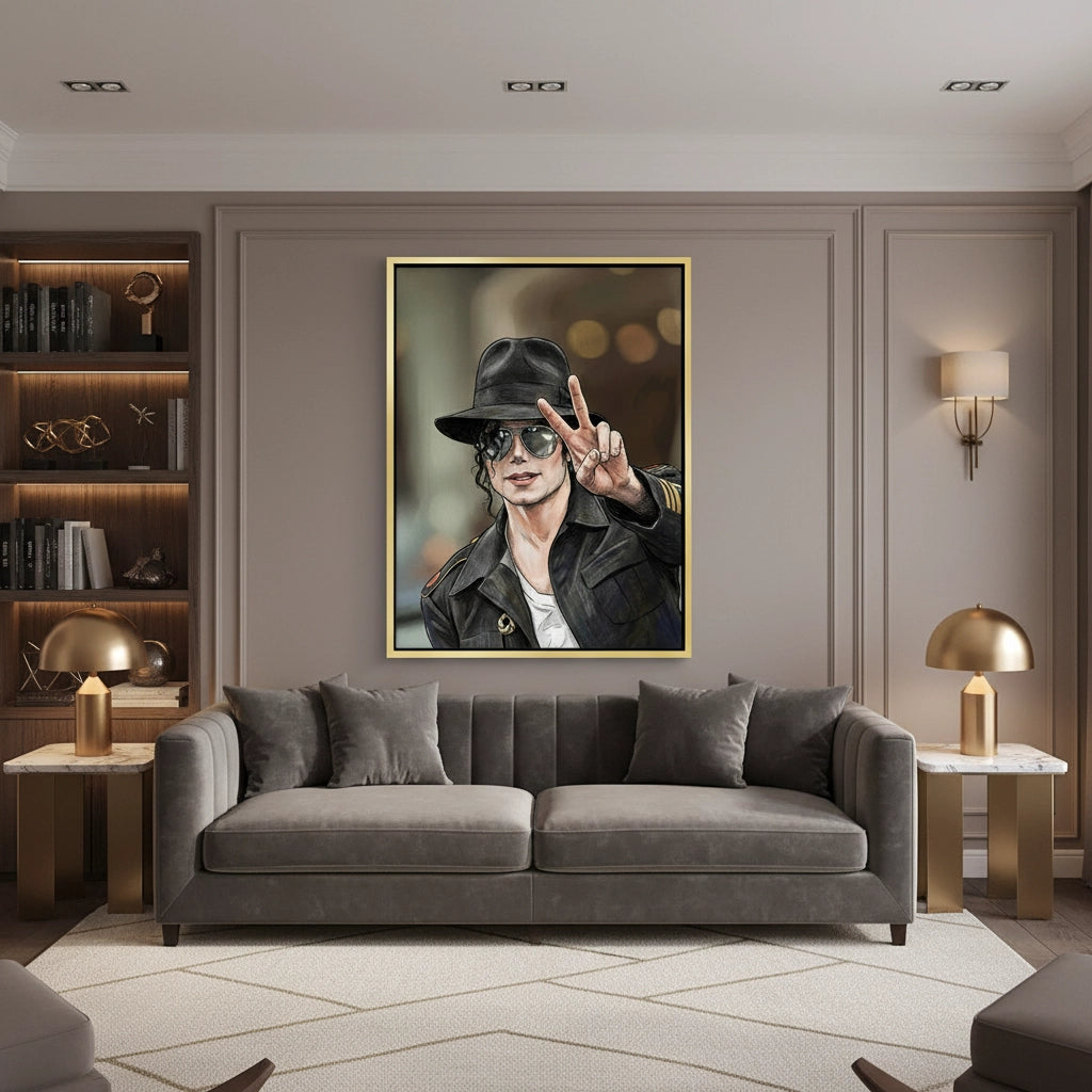 2Michael Jackson Peace - Canvas