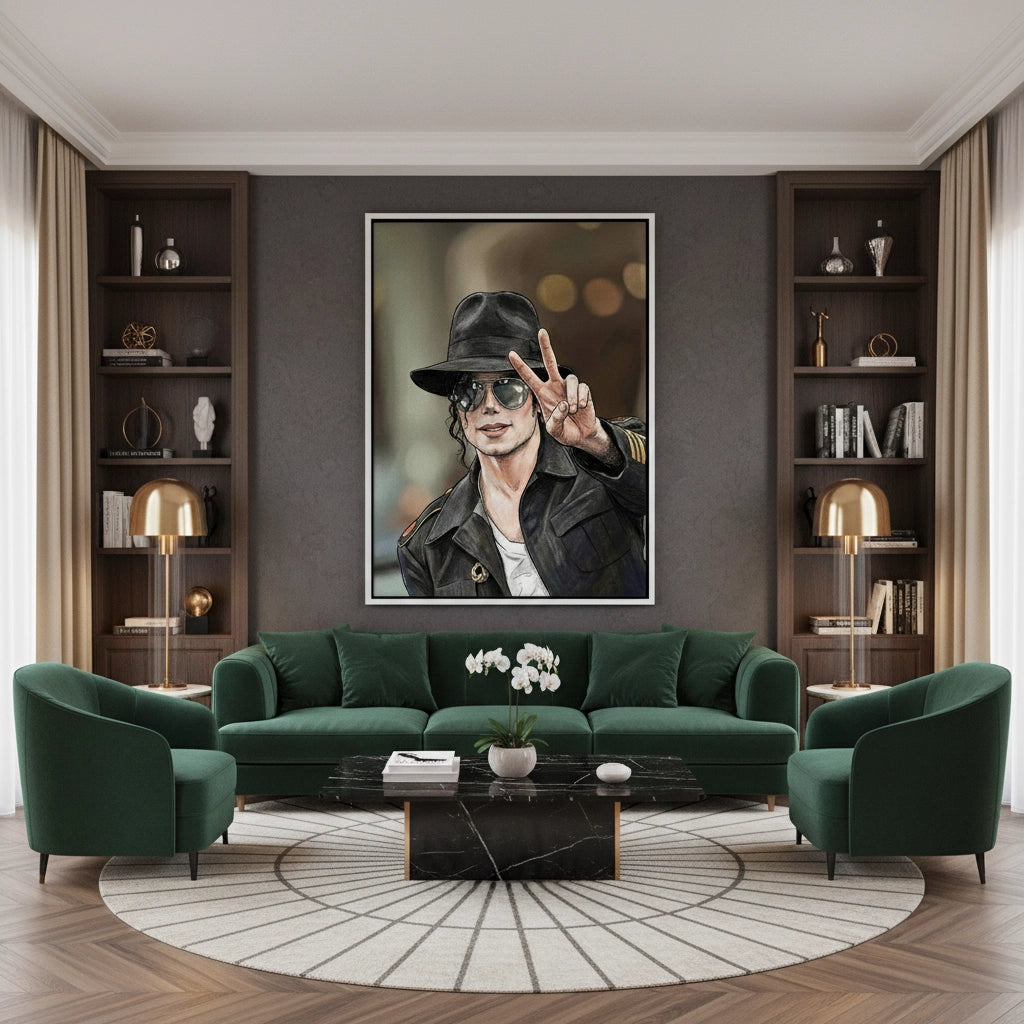 2Michael Jackson Peace - Canvas