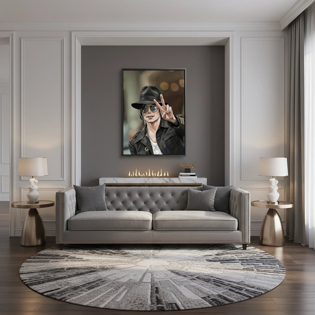 2Michael Jackson Peace - Canvas