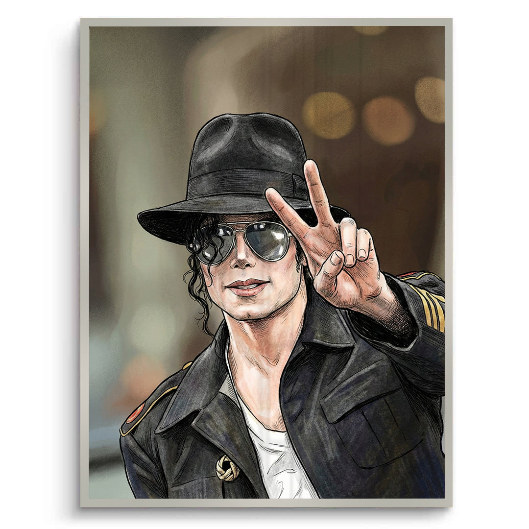 2Michael Jackson Peace - Fine Art