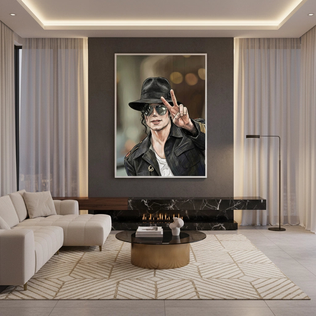 2Michael Jackson Peace - Fine Art