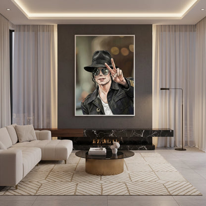 Michael Jackson Peace - Fine Art
