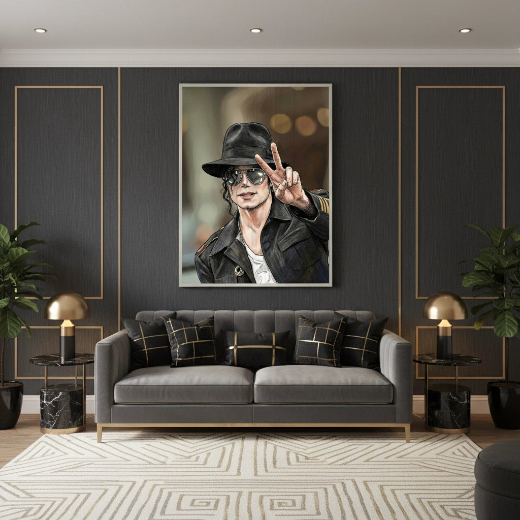 2Michael Jackson Peace - Fine Art