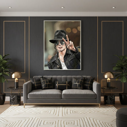 Michael Jackson Peace - Fine Art