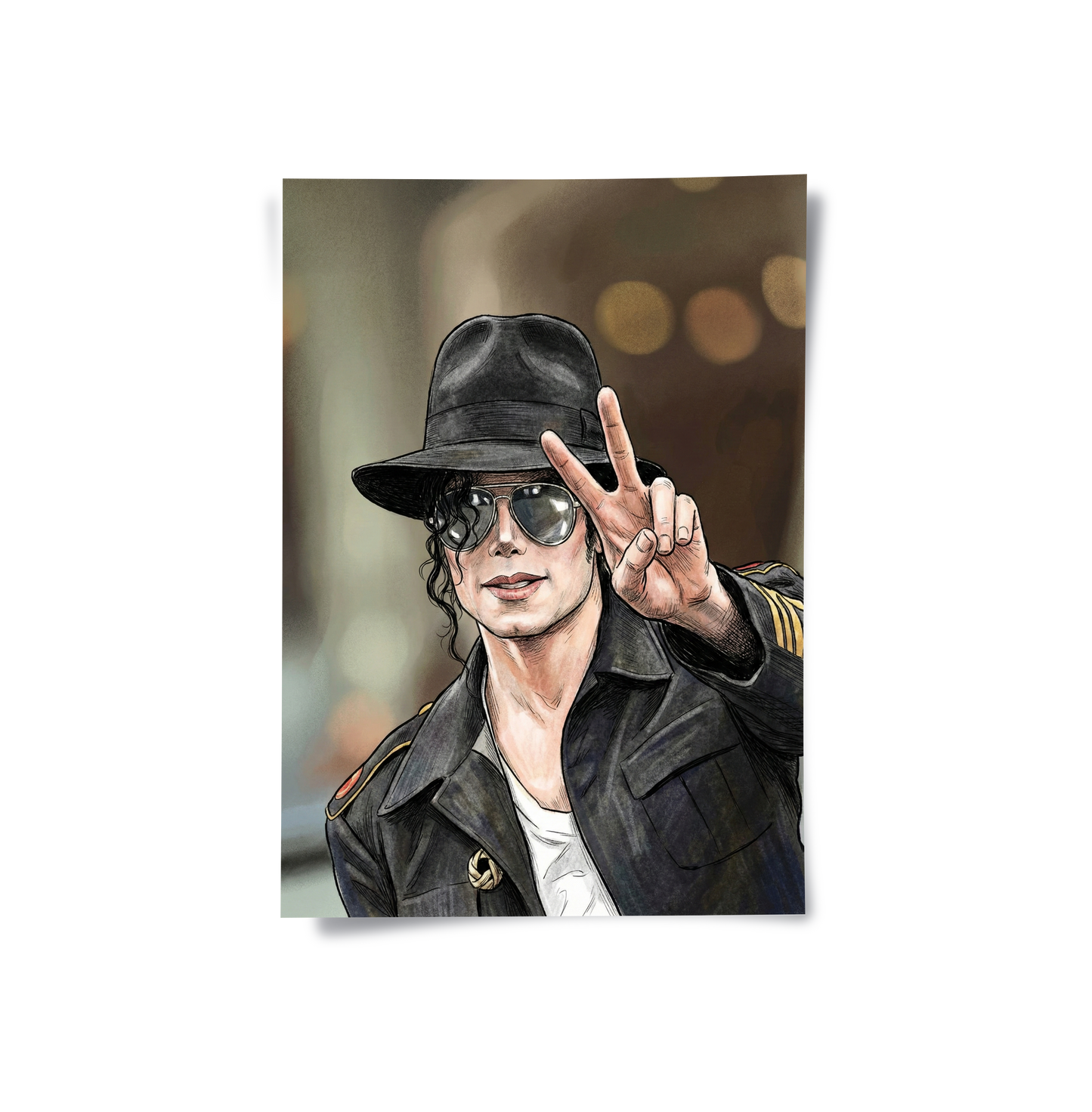 2Michael Jackson Peace - Poster