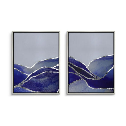 Midnight Fjord Set of 2 - Canvas
