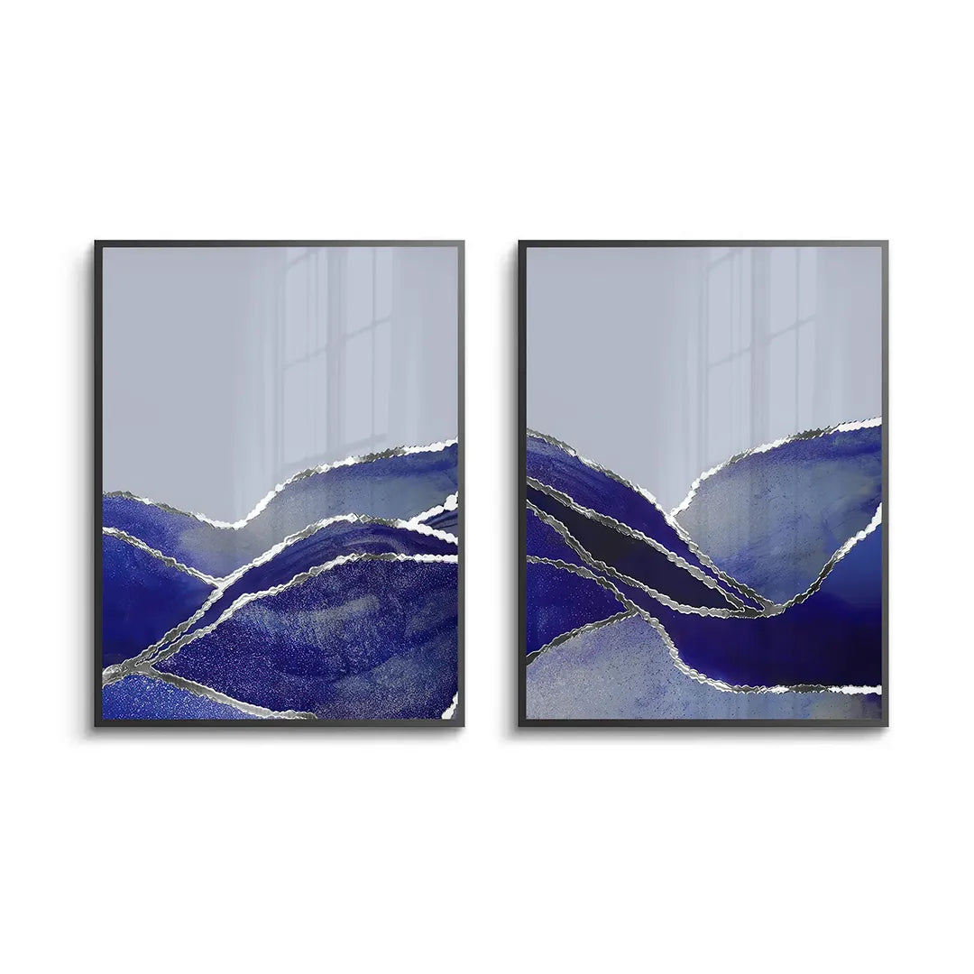 2Midnight Fjord Set of 2 - Fine Art
