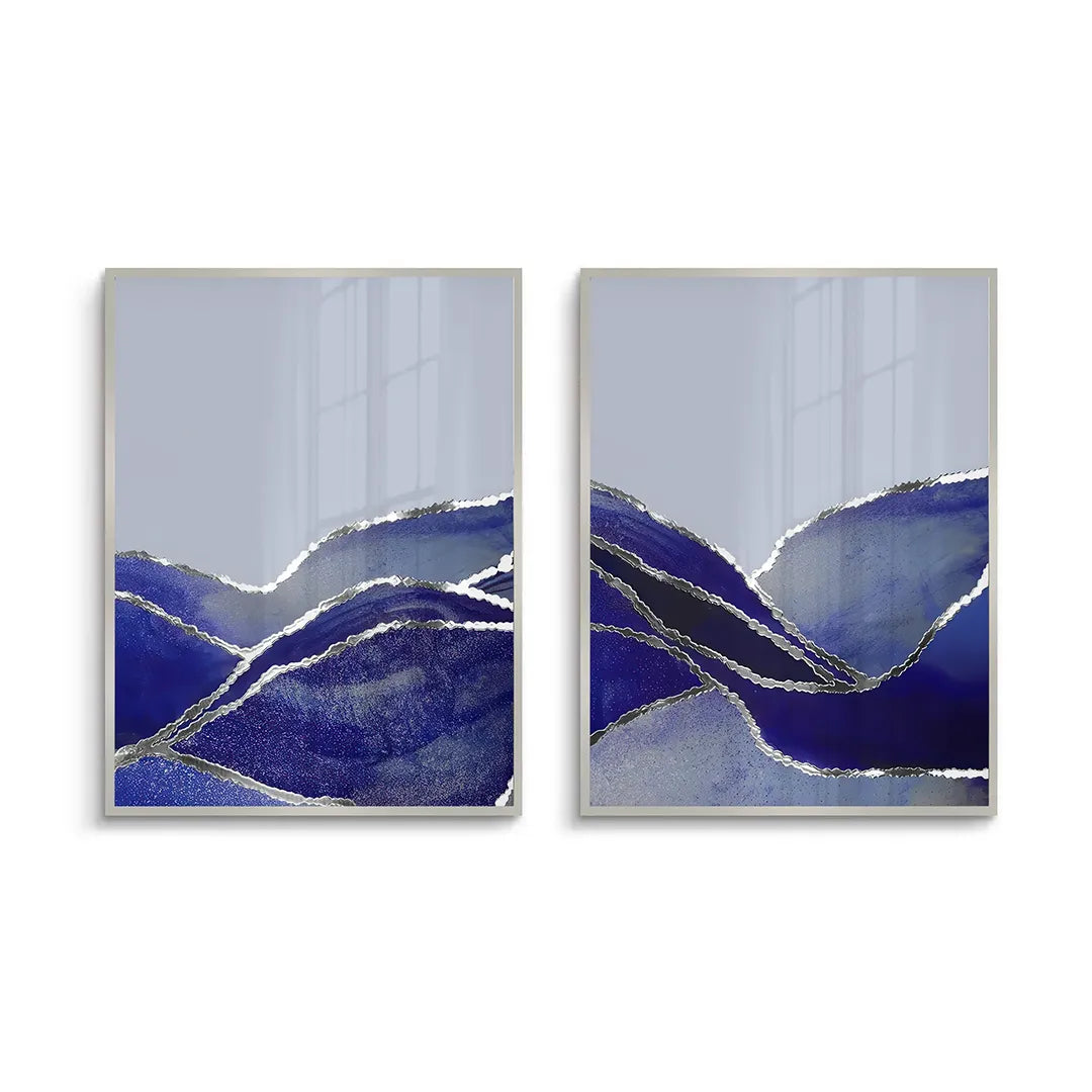 Midnight Fjord Set of 2 - Fine Art - Jasmineart.ae