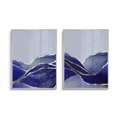 Midnight Fjord Set of 2 - Fine Art