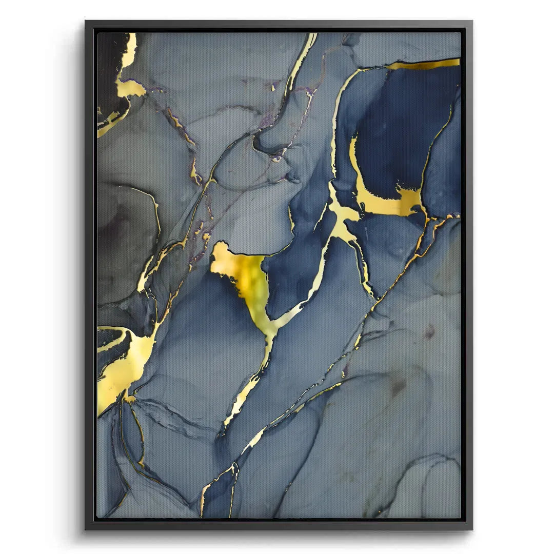 Midnight Marble - Canvas - Jasmineart.ae
