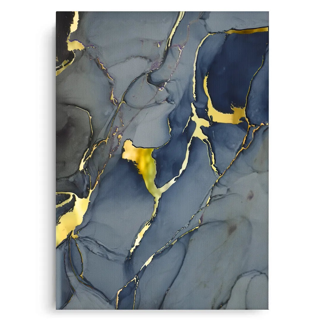 Midnight Marble - Canvas - Jasmineart.ae